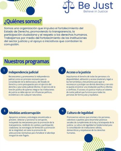 Documento de información de Be Just